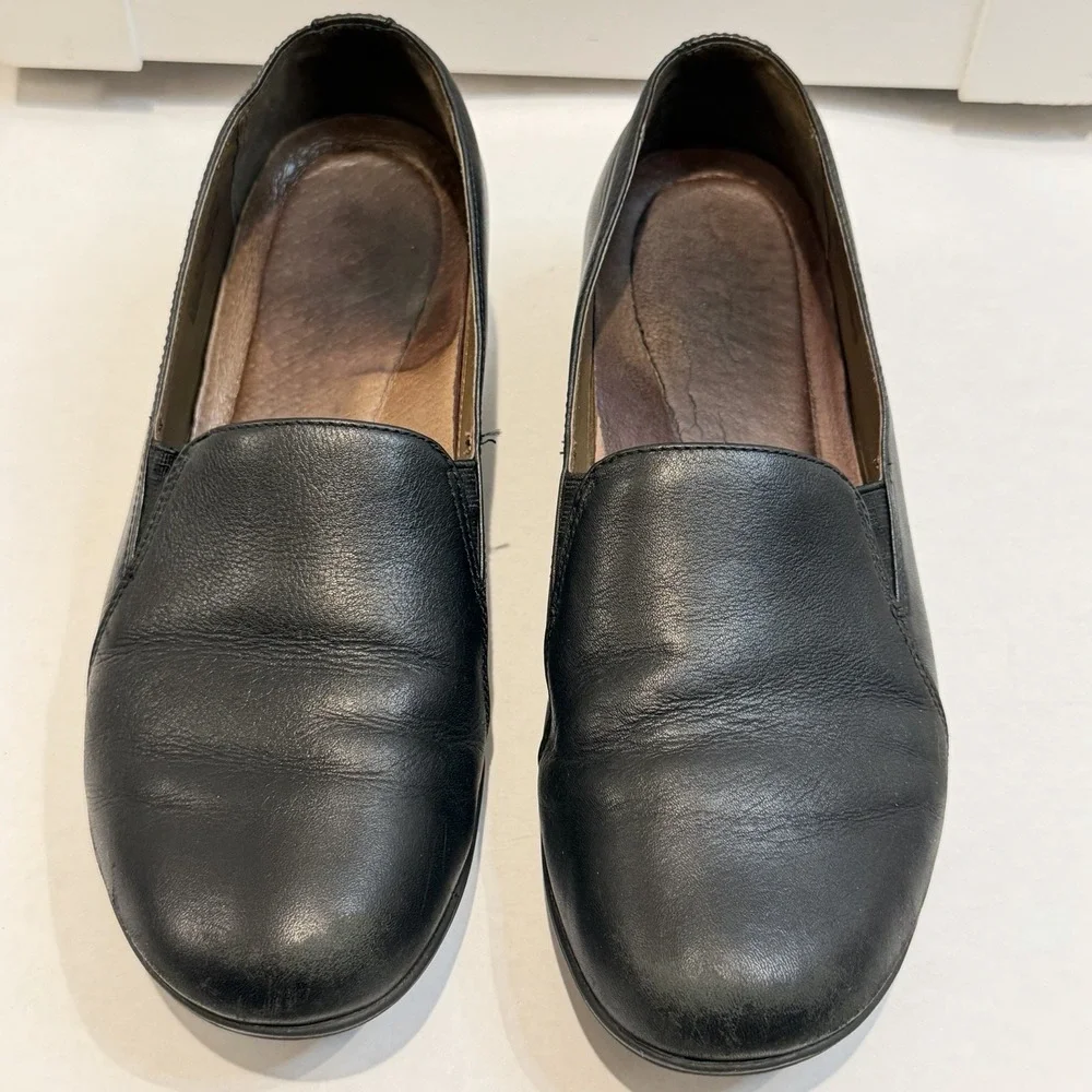 Dansko Women Leather Slip On Comfort Shoes Professional Work Clogs EU‎ 40